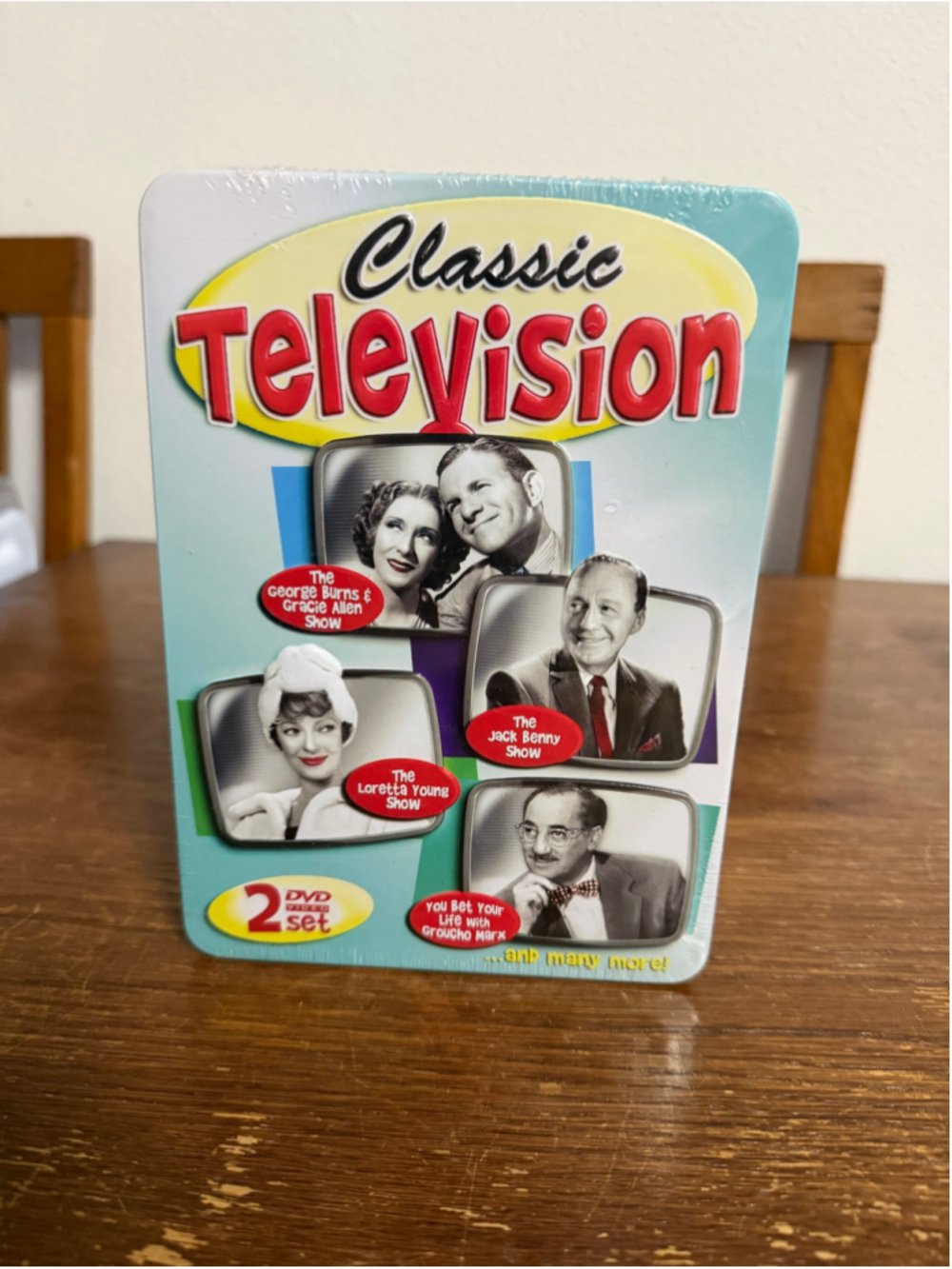 Classic Television 2 DVD Collector Tin NEW SEALED Jack Benny Groucho Marx Burns
